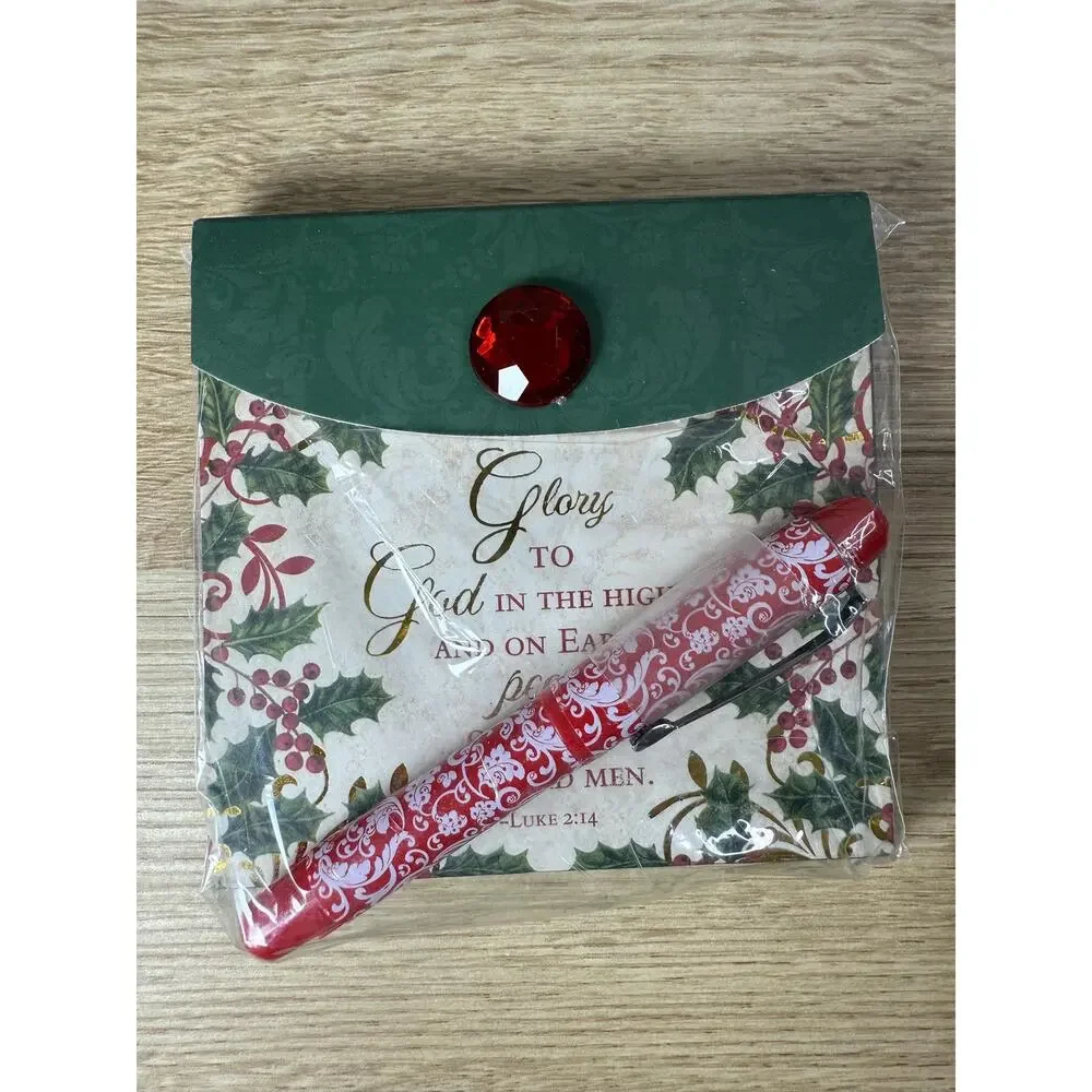 Hobby Lobby Christmas 2012 Notepad Pen Set
